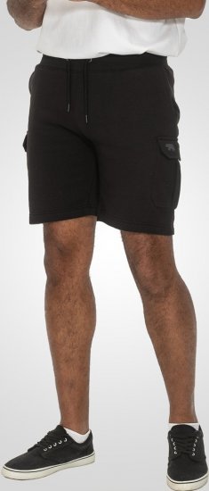 D555 Wigan 2 Elasticated Waist Fleece Cargo Shorts Black - Tepláky & teplákové kraťasy - Tepláky & Teplákové kraťasy - 2XL-12XL