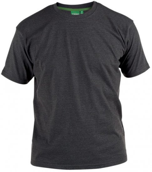 D555 Flyers Crew Neck T-shirt Charcoal - Tričká - Nadrozmerné tričká - 2XL-14XL