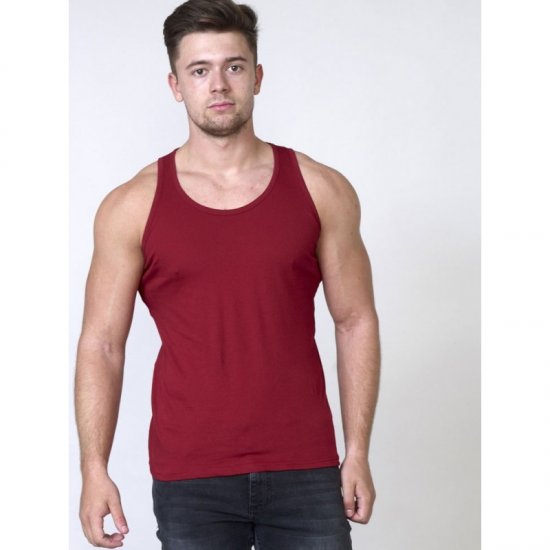 D555 Fabio Tanktop Red - Tričká - Nadrozmerné tričká - 2XL-14XL