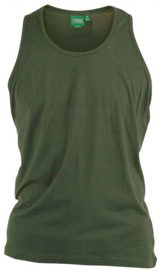D555 Fabio Tanktop Khaki - Tričká - Nadrozmerné tričká - 2XL-14XL