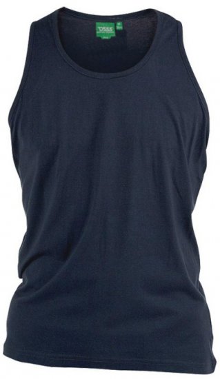 D555 Fabio Tanktop Navy - Tričká - Nadrozmerné tričká - 2XL-14XL