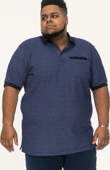 D555 Newcastle Polo Shirt Grey - Polokošele - Polokošele 2XL-8XL