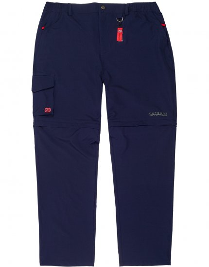 Adamo Tobias Outdoor Zipp-off Pants Navy - Športové oblečenie - Sportovní Oblečení 2XL-10XL