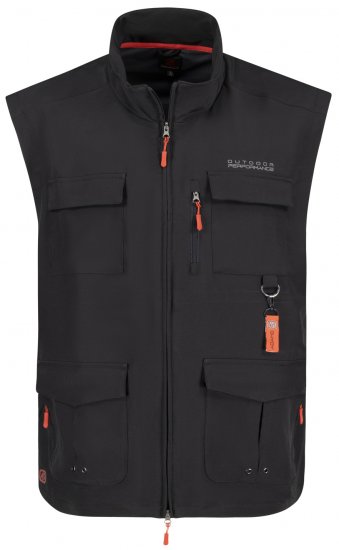 Adamo Tommy Outdoor Vest Black - Športové oblečenie - Sportovní Oblečení 2XL-10XL