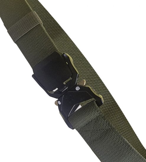 D555 Dale Tactical Stretch Webbing Belt with Heavy Duty Quick Release Buckle Khaki - Opasky - Opasky W40-W70/2XL-8XL