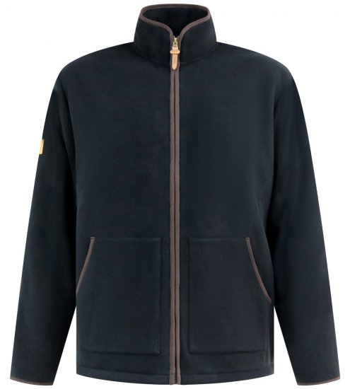 D555 Louth Micro Fleece Jacket with Sherpa Lining Black - Bundy - Bundy Nadmerné Veľkosti 2XL-8XL