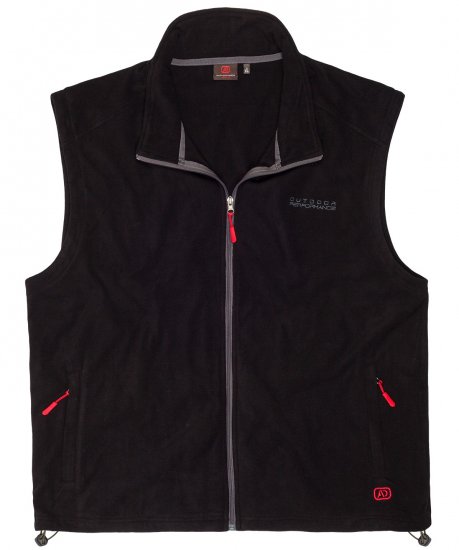 Adamo Montreal Fleece Vest Black - Športové oblečenie - Sportovní Oblečení 2XL-10XL
