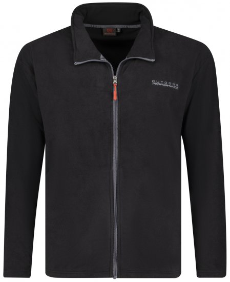 Adamo Toronto Fleece Jacket Black - Športové oblečenie - Sportovní Oblečení 2XL-10XL
