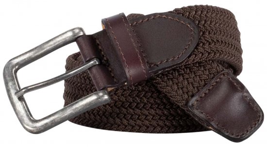 Adamo 180910 Elastický opasok Hnedá - Opasky - Opasky W40-W70/2XL-8XL