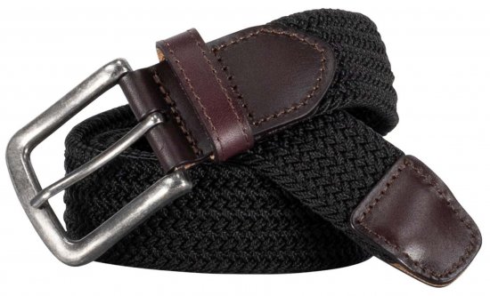Adamo 180910 Elastický opasok Čierna - Opasky - Opasky W40-W70/2XL-8XL