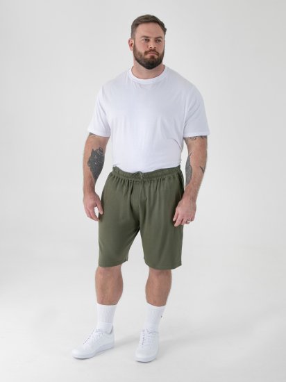D555 Mitchell 1 Stretch Šortky s Elastickým Pásom Khaki - Tepláky & teplákové kraťasy - Tepláky & Teplákové kraťasy - 2XL-12XL