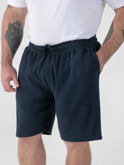 D555 Mitchell 2 Stretch Šortky s Elastickým Pásom Tmavomodrá - Tepláky & teplákové kraťasy - Tepláky & Teplákové kraťasy - 2XL-12XL