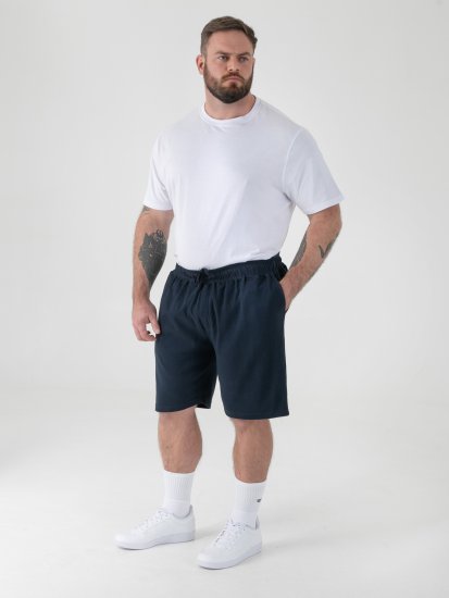 D555 Mitchell 2 Stretch Šortky s Elastickým Pásom Tmavomodrá - Tepláky & teplákové kraťasy - Tepláky & Teplákové kraťasy - 2XL-12XL