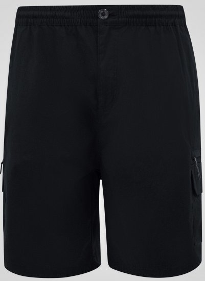 D555 Thomas Stretch Šortky s Elastickým Pásom Čierna - Šortky - Šortky W40-W60