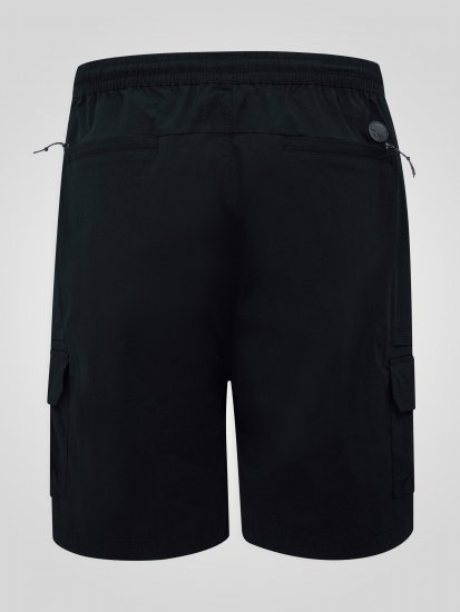 D555 Thomas Stretch Šortky s Elastickým Pásom Čierna - Šortky - Šortky W40-W60