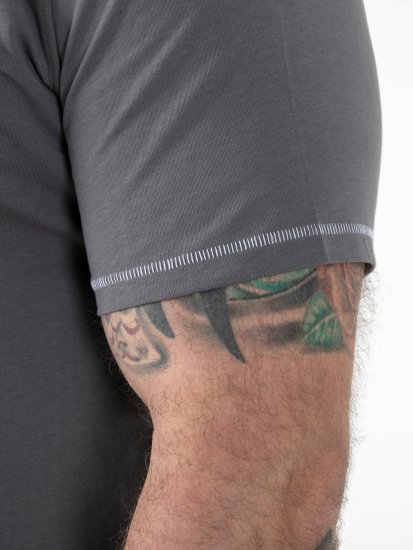 D555 Jasper Official Gas Monkey Tričko s Potlačou Sivá - Tričká - Nadrozmerné tričká - 2XL-14XL
