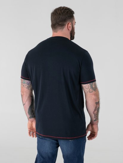 D555 Otto Official Pink Floyd 50th Anniversary Tričko s Potlačou Tmavomodrá - Tričká - Nadrozmerné tričká - 2XL-14XL