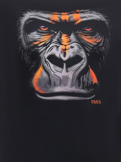 D555 Perkins Tričko s potlačou Čierna - Tričká - Nadrozmerné tričká - 2XL-14XL