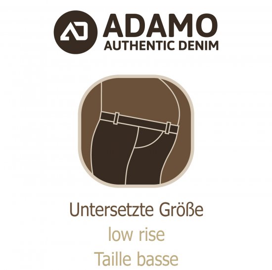 Adamo 5-Pocket Low Rise Jeans Dark Navy - Džínsy & nohavice - Džínsy a Nohavice - W40-W70
