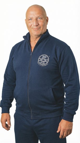 20 Nodi Grecale Gym Jacket Navy - Mikiny & mikiny bez kapucne - Mikiny & Mikiny s Kapucňou 2XL-12XL