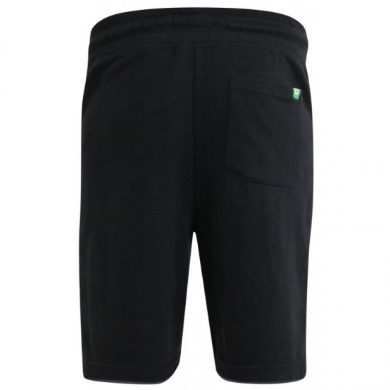 D555 Jackie Ribbed Jersey Shorts Black - Tepláky & teplákové kraťasy - Tepláky & Teplákové kraťasy - 2XL-12XL