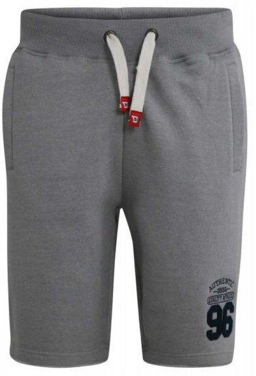 D555 Lindon Jersey Shorts Grey - Tepláky & teplákové kraťasy - Tepláky & Teplákové kraťasy - 2XL-12XL