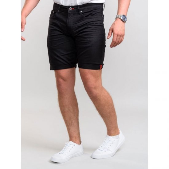 D555 Gilbert Stretch Shorts Black - Šortky - Šortky W40-W60