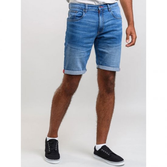 D555 Griffin Denim Shorts Stonewash - Šortky - Šortky W40-W60