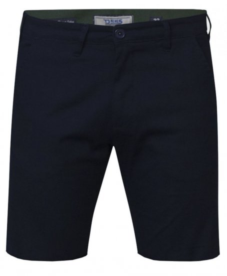 D555 Opala-1 Stretch Chino Shorts Navy - Šortky - Šortky W40-W60