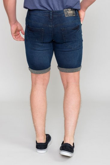 D555 BRENTWOOD Dark Blue Denim Shorts - Šortky - Šortky W40-W60