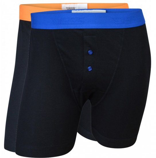 D555 Ranger Boxershorts Black 2-pack - Spodná bielizeň - Spodné Prádlo 2XL-8XL