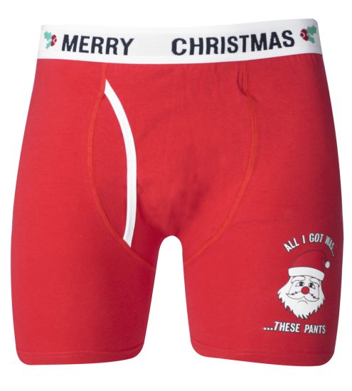 D555 Claus Christmas Boxers 2-pack - Spodná bielizeň - Spodné Prádlo 2XL-8XL