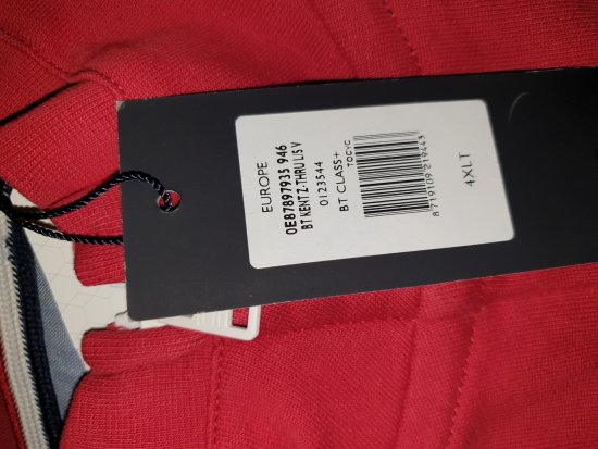Tommy Hilfiger Kent Zip Thru Sweatshirt Red - Motleyho bláznivý aprílový výpredaj - 