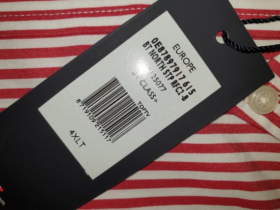 Tommy Hilfiger North Stripe Long Sleeve Shirt Red - Motleyho bláznivý aprílový výpredaj - 