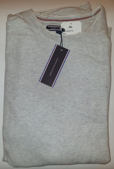 Tommy Hilfiger Sweater Light Grey - Motleyho bláznivý aprílový výpredaj - 