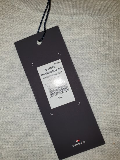 Tommy Hilfiger Sweater Light Grey - Motleyho bláznivý aprílový výpredaj - 