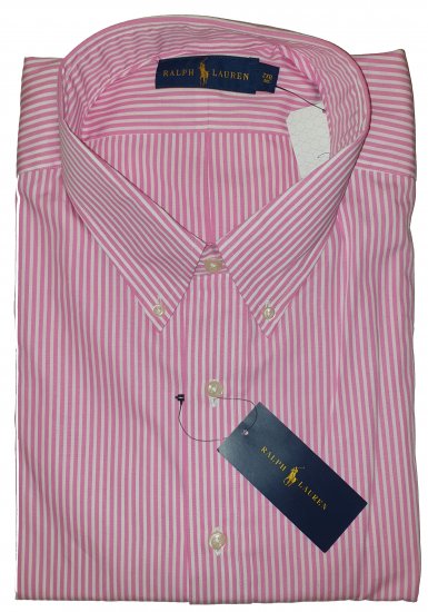 Polo Ralph Lauren 702 Shirt Pink/White - Motleyho bláznivý aprílový výpredaj - 
