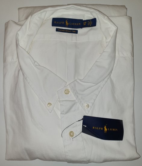 Polo Ralph Lauren Classics White Shirt - Motleyho bláznivý aprílový výpredaj - 