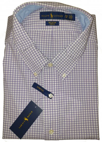 Polo Ralph Lauren 5002 Classic Shirt Purple - Motleyho bláznivý aprílový výpredaj - 