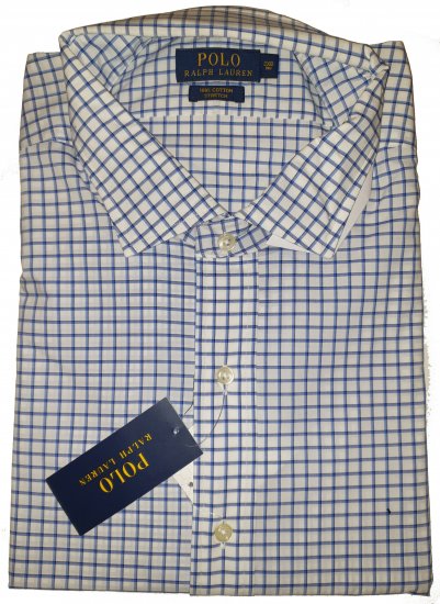 Polo Ralph Lauren TC7C White/Blue Multicolored Shirt - Motleyho bláznivý aprílový výpredaj - 