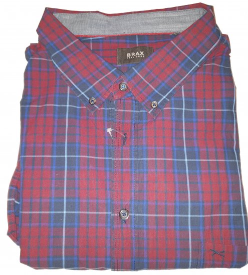 Brax 881016 Shirt Red - Motleyho bláznivý aprílový výpredaj - 