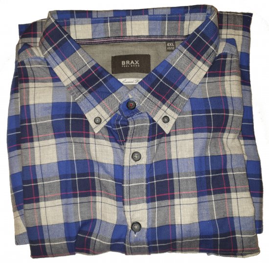 Brax 419030 Shirt Blue - Motleyho bláznivý aprílový výpredaj - 