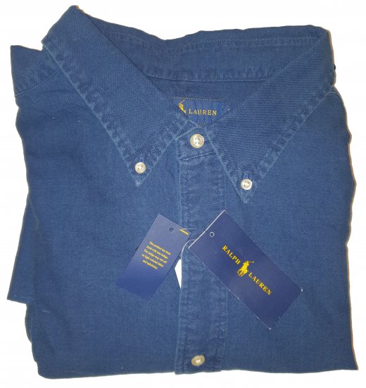 Polo Ralph Lauren 0003 Indigo Shirt - Motleyho bláznivý aprílový výpredaj - 