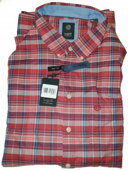 Bugatti 78315 Shirt Red - Motleyho bláznivý aprílový výpredaj - 