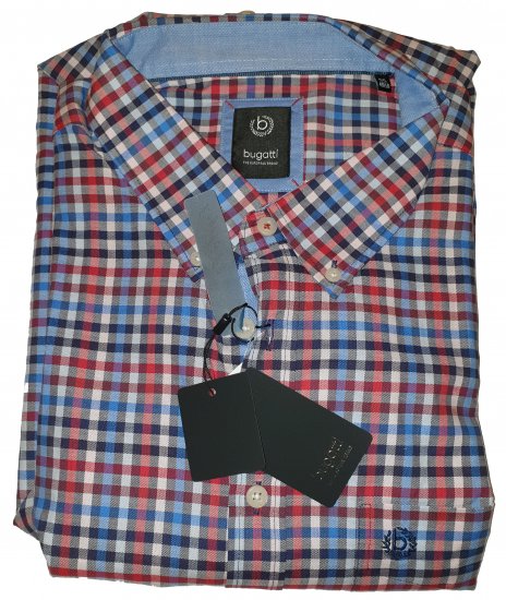 Bugatti 78324 Short Sleeve Shirt - Motleyho bláznivý aprílový výpredaj - 