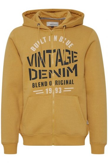 Blend Hoodie 4276 "Vintage Denim" Orange - Mikiny & mikiny bez kapucne - Mikiny & Mikiny s Kapucňou 2XL-12XL