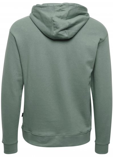Blend Hoodie 4285 Duck Green - Mikiny & mikiny bez kapucne - Mikiny & Mikiny s Kapucňou 2XL-12XL