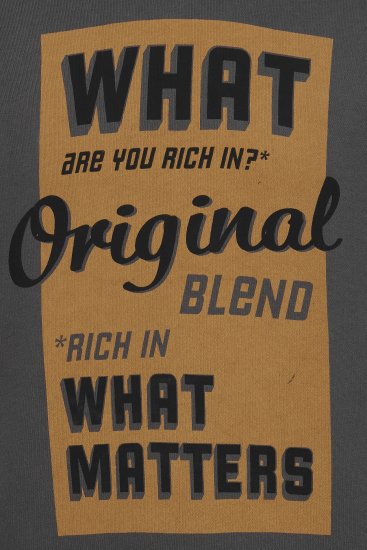 Blend Hoodie 4285 Asphalt Grey - Mikiny & mikiny bez kapucne - Mikiny & Mikiny s Kapucňou 2XL-12XL