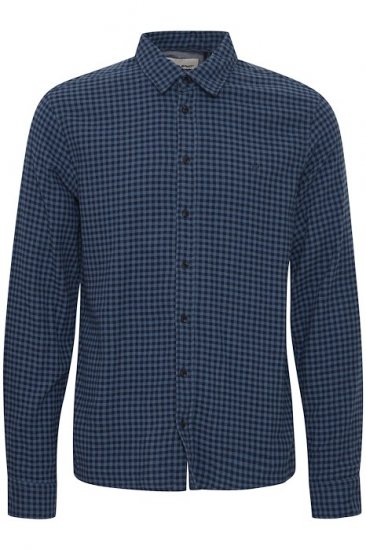 Blend Long Sleeve Shirt 4317 Dress Blues - Košele - Košele 2XL-10XL