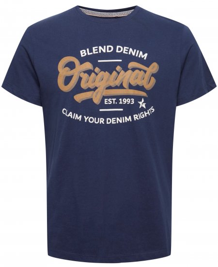 Blend 4568 T-Shirt Dress Blues - Tričká - Nadrozmerné tričká - 2XL-14XL